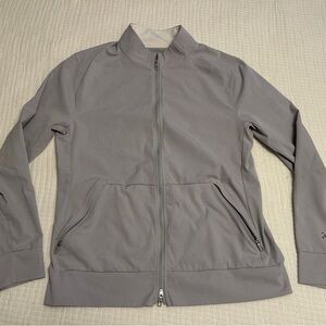 Lululemon Jacket Mens Small Gray Airing Easy Bomber Full Zip Athleisure
